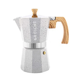 Grosche Gray MILANO STONE Stovetop Espresso Maker