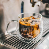 9oz Fresno Double Wall Glass Cups
