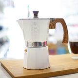 Grosche White MILANO Stovetop Espresso Maker