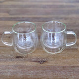 9oz Fresno Double Wall Glass Cups