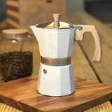 Grosche White MILANO Stovetop Espresso Maker