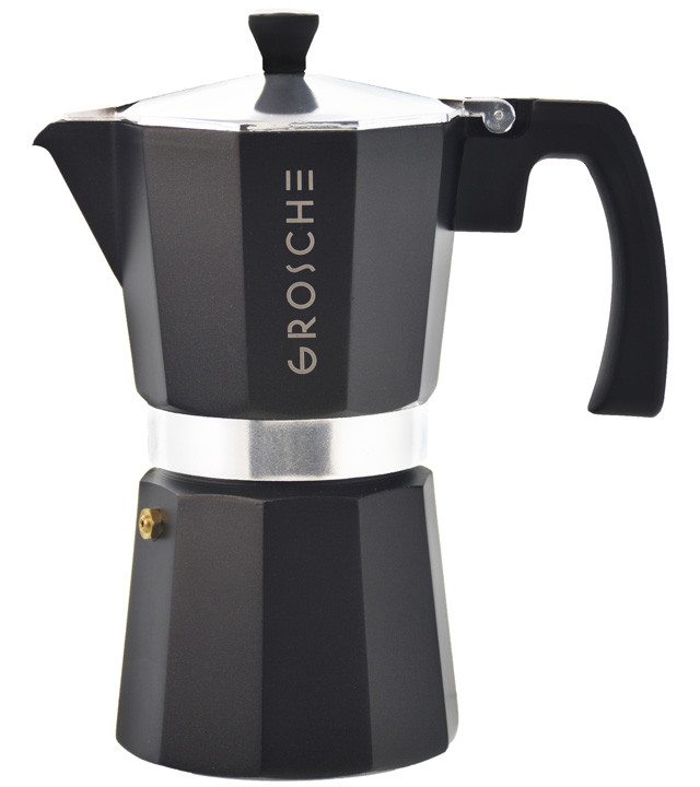 GROSCHE Milano Stovetop Espresso Maker - Matte black — Social Espresso