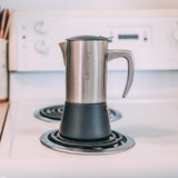 Grosche Milano Steel Stovetop Espresso Maker