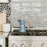 Grosche Blue MILANO STONE Stovetop Espresso Maker