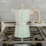 Grosche Green MILANO STONE Stovetop Espresso Maker