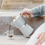 Grosche Gray MILANO STONE Stovetop Espresso Maker