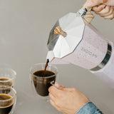 Grosche Pink MILANO STONE Stovetop Espresso Maker