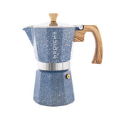 Grosche Blue MILANO STONE Stovetop Espresso Maker