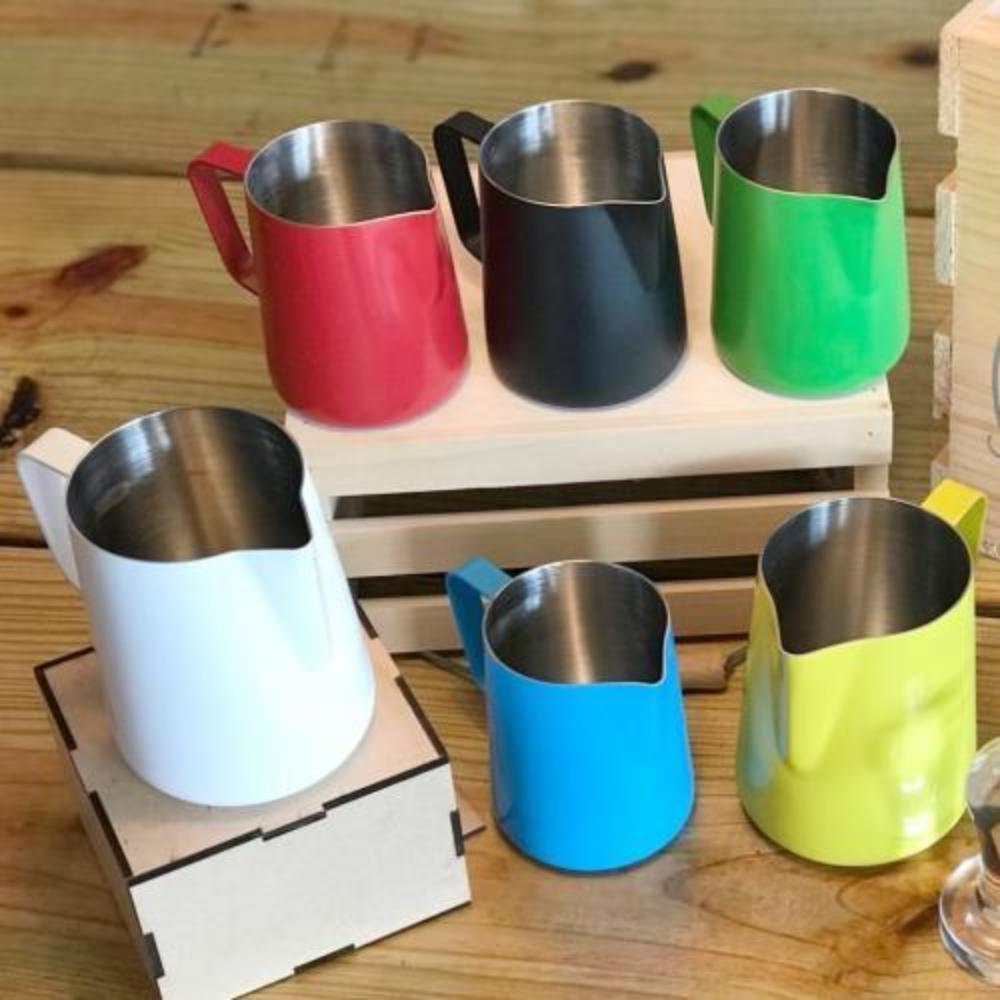 Coated Frothing Pitcher, Powder Coated Milk Pitcher