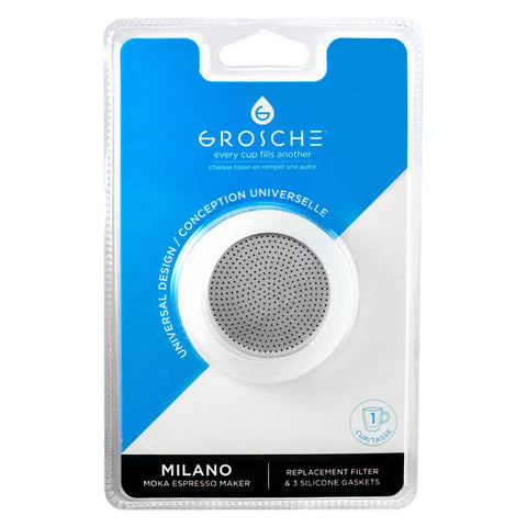 Grosche Silicone Gasket & Filter for 1 Cup