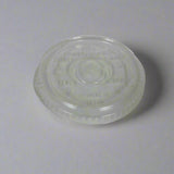 GREENWARE LID FLAT PLA CLEAR 12-16oz