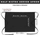 Half Bistro Server Apron 2 pack