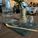 Ceremonial Matcha Kit with spout and Cup (Clear)