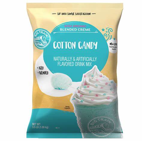 Cotton Candy Beverage Mix (3lbs) - Big Train