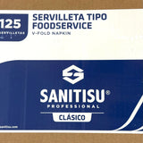 Sanitisu Napkin White 2-Ply