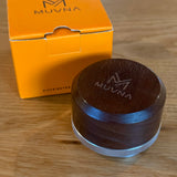 Muvna Espresso Coffee Distributor Adjustable Height with Walnut Lid