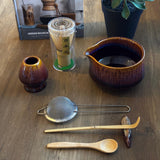 Ceremonial Matcha Kit with spout (Purple)