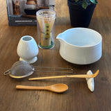 Ceremonial Matcha Kit with spout (White)