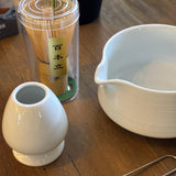 Ceremonial Matcha Kit with spout (White)