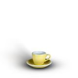 2.7oz Loveramics Egg Style Cup & Saucer