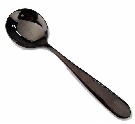 Joefrex Black Stainless Steel Cupping Spoon
