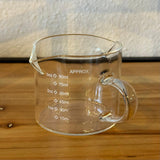 Double Spout Espresso Shot Glass with Handle