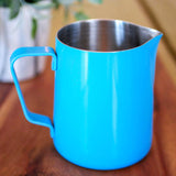 JoeFrex Blue Milk Frothing Pitcher
