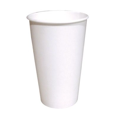 16oz Microenvases Paper Cup White