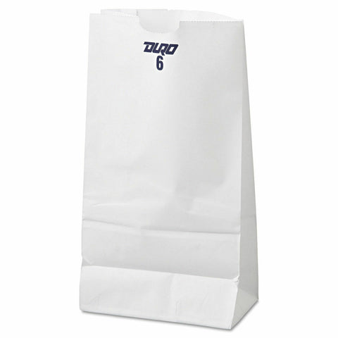 6# White Grocery Bag