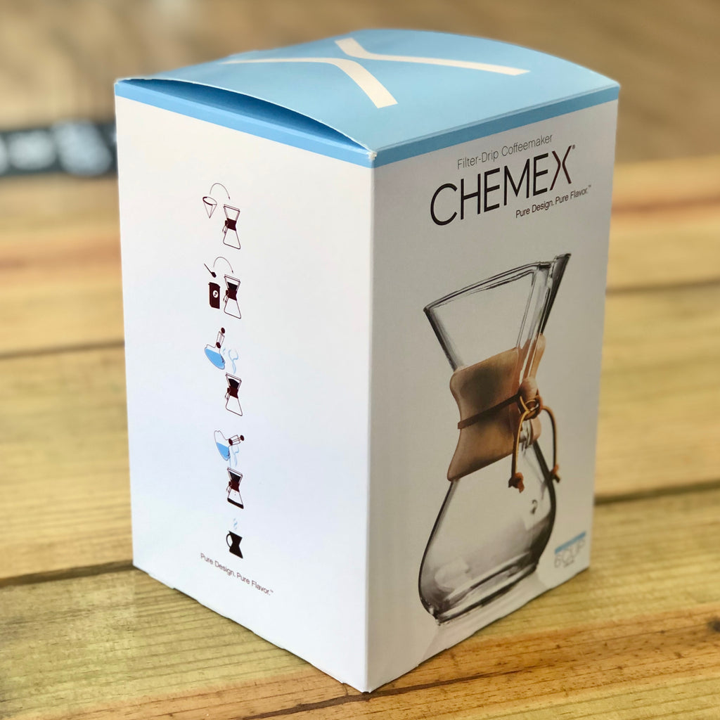 Chemex Classic - 6 Cup w/ crimson raw-hide tie ! — Gracenote Coffee