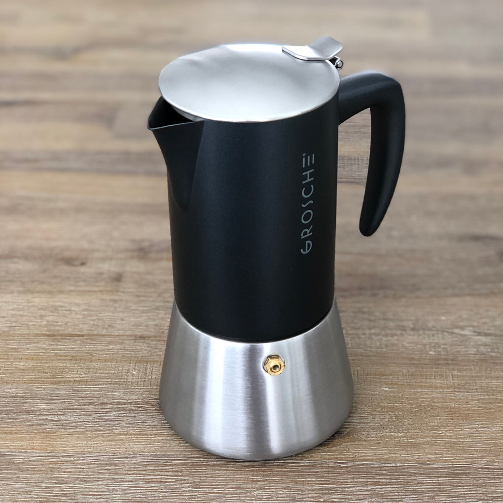 GROSCHE - The MILANO Stainless Steel Moka Pot is a classic and