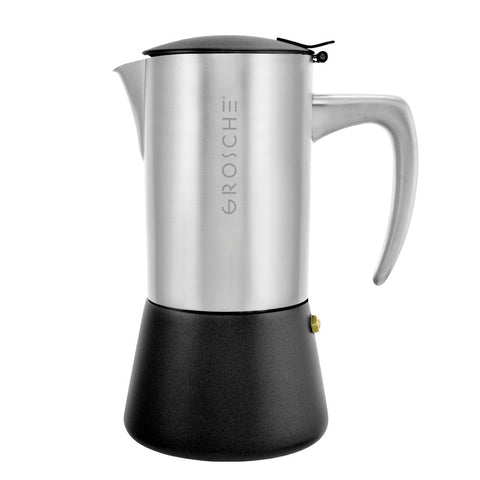 Grosche Milano Steel Stovetop Espresso Maker