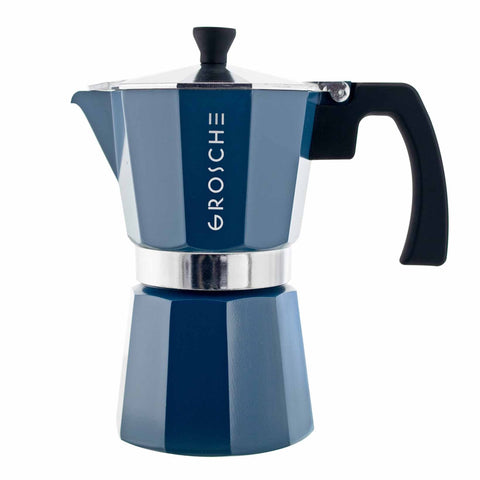 Grosche Blue MILANO Stovetop Espresso Maker