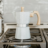 Grosche Gray MILANO STONE Stovetop Espresso Maker
