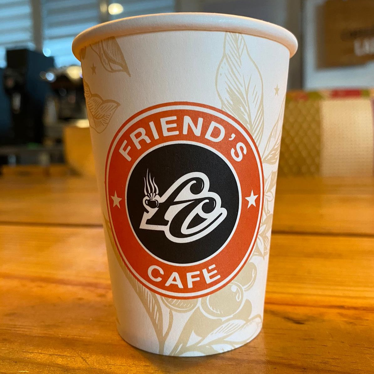 8oz Friend's Café Paper Cup – Millennials Coffee Store