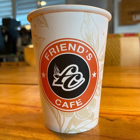 8oz Friend's Café Paper Cup