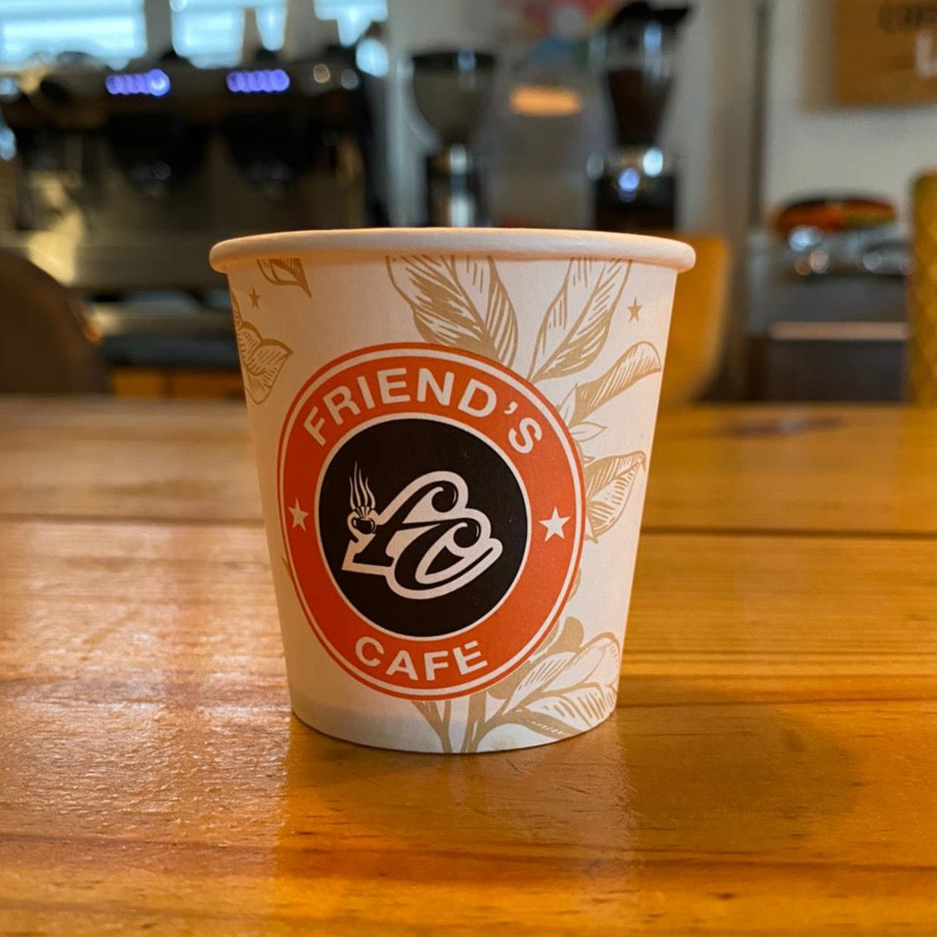 4oz Friend's Café Paper Cup – Millennials Coffee Store