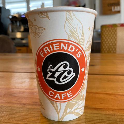 16oz Friend's Café Paper Cup